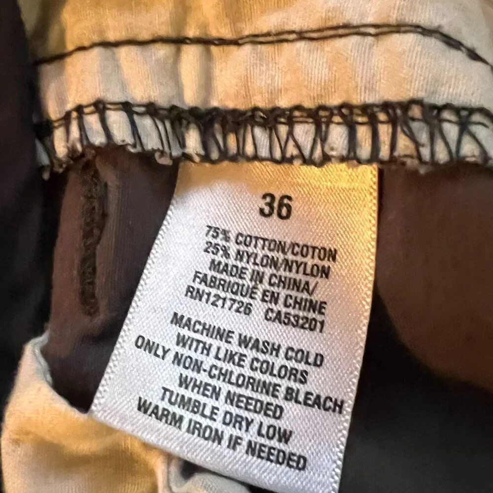 Aeropostale Mens Cargo Shorts Size 36 Gray Multiple Pockets Zip Durable Casual - Picture 6 of 10